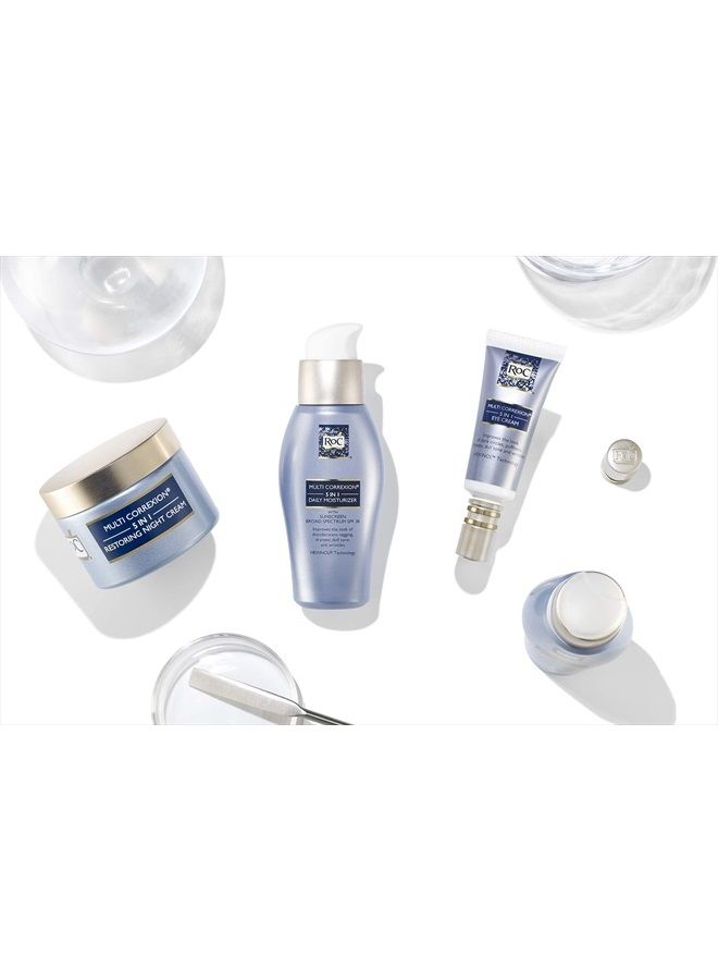 Multi Correxion 5 in 1 Anti-Aging Eye Cream for Puffiness, Under Eye Bags & Dark Circles, Skin Care Treatment with Shea Butter, 0.5 Fl Oz (Packaging May Vary)
