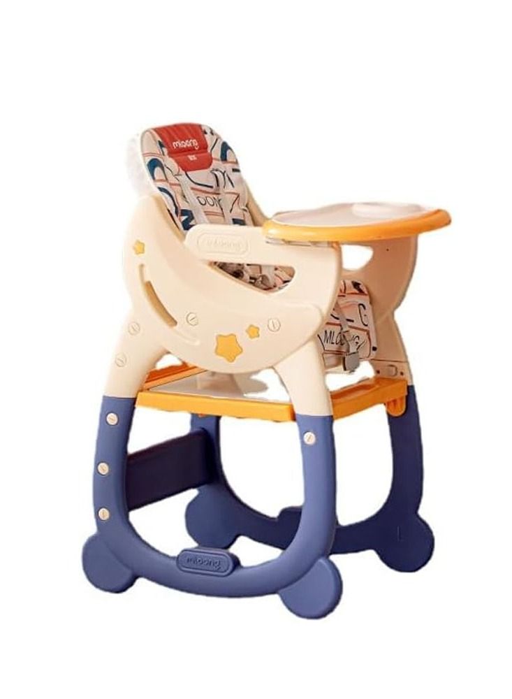 COOLBABY 3-in-1 Baby High Chair Booster Seat Desk and Chair Set