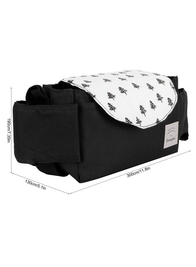 Baby Stroller Hanging Bag Organizer Universal Cup Holder Storage Bag Strollers Accessory With Movable Internal Partitionbaby Store Bottles Coffee Cups(Tree)