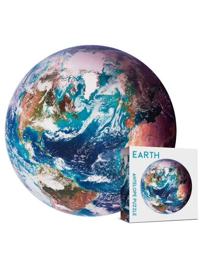 1000 Piece Puzzle For Adults Space Earth Jigsaw Puzzles 1000 Pieces Telescope Planet Closeup Round Puzzle High Resolution Matte Finish No Dust Space Puzzle