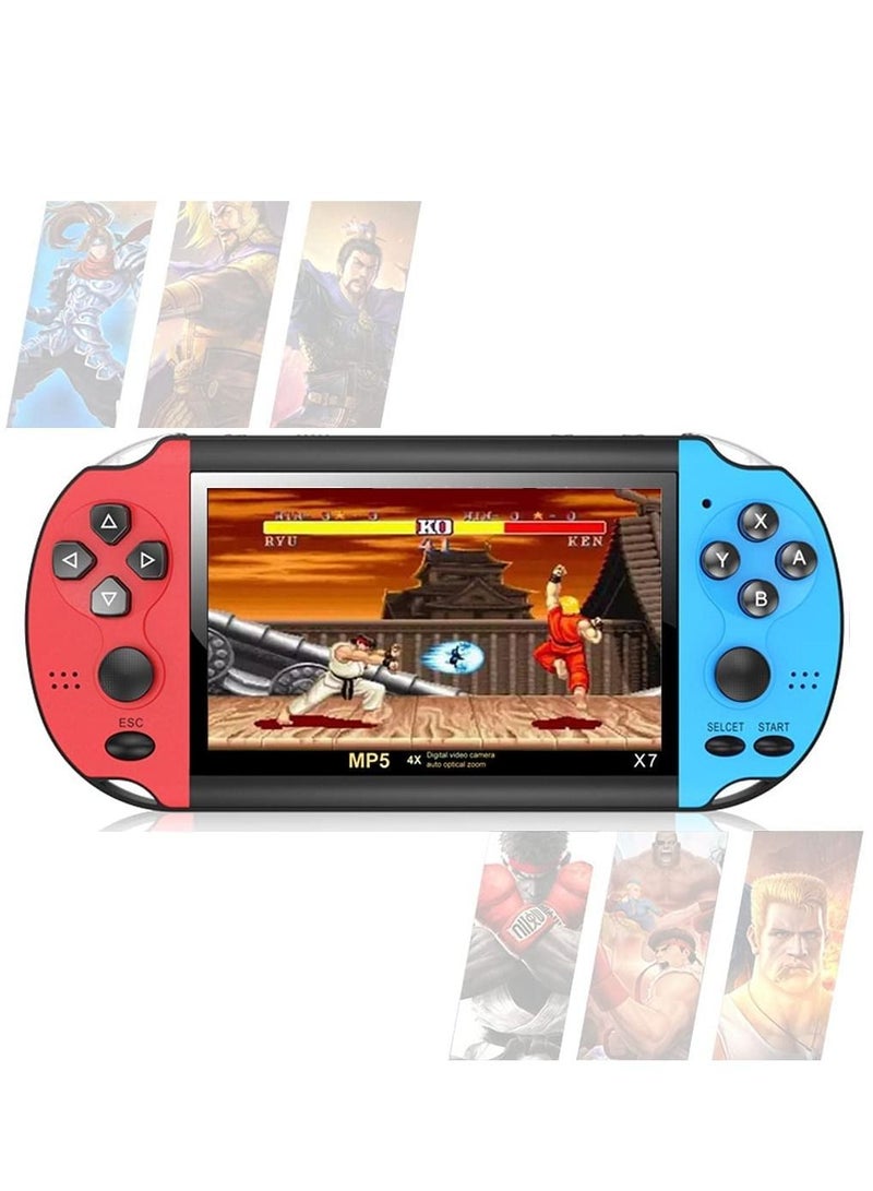 Handheld game console Built-in classic games 4.3 inch retro handheld game console Portable style handheld gaming system 3000 games Support arcade Multiple emulators Rechargeable battery