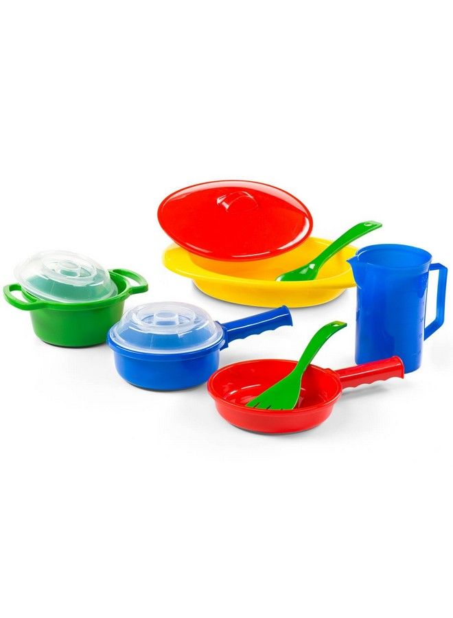 Play Pots And Pans Sets For Kids ; Kids Kitchen Playset ; Bpa Free And Dishwasher Safe Kitchen Toys Cooking Set For Girls And Boys ; Pretend Play Toy Kitchen Accessories For Toddlers