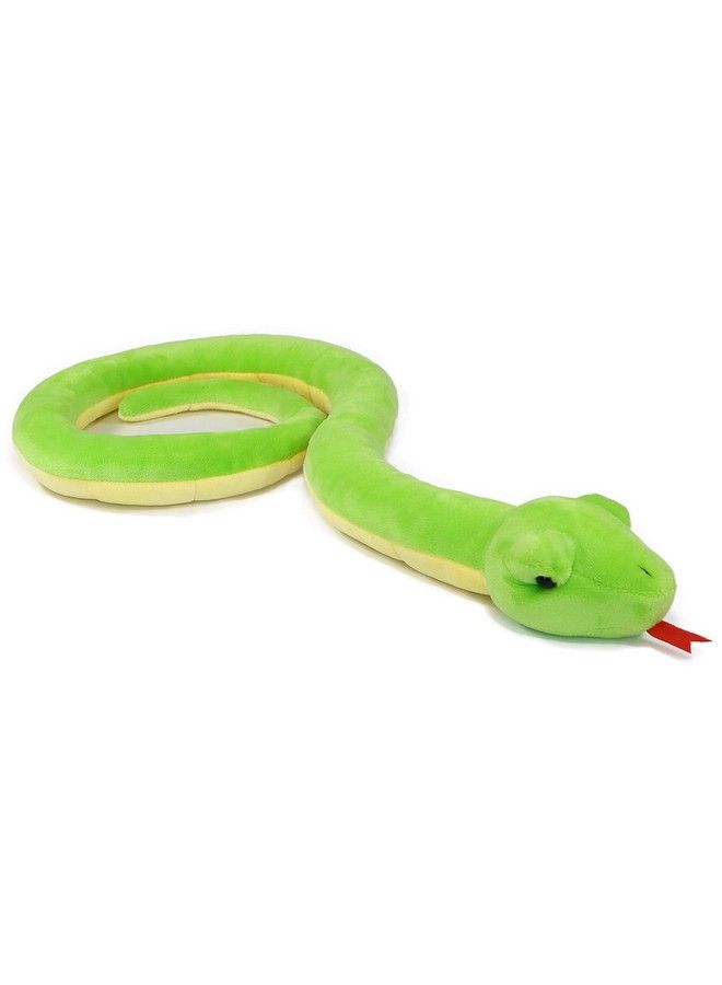 Lifelike Green Snake Stuffed Animal Plush Toy (Coiling)