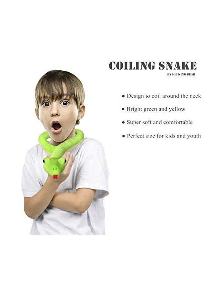 Lifelike Green Snake Stuffed Animal Plush Toy (Coiling)