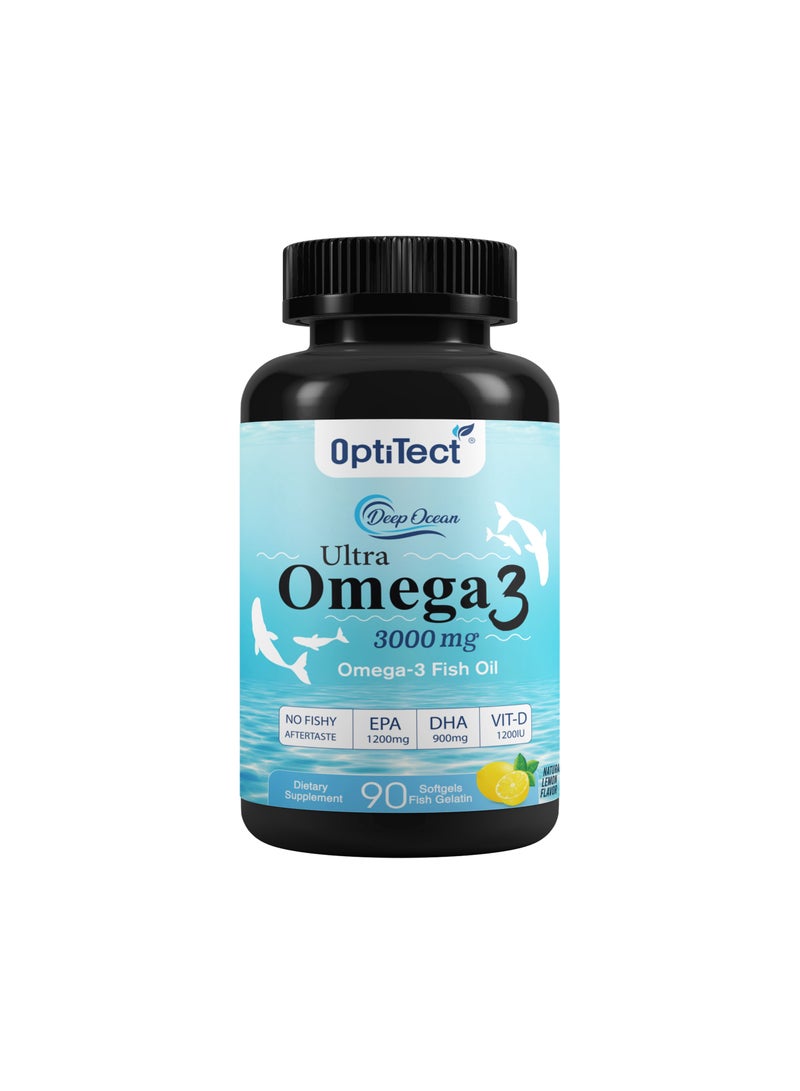 Opti tect Ultra Omega3 90 Softgels 3000 mg