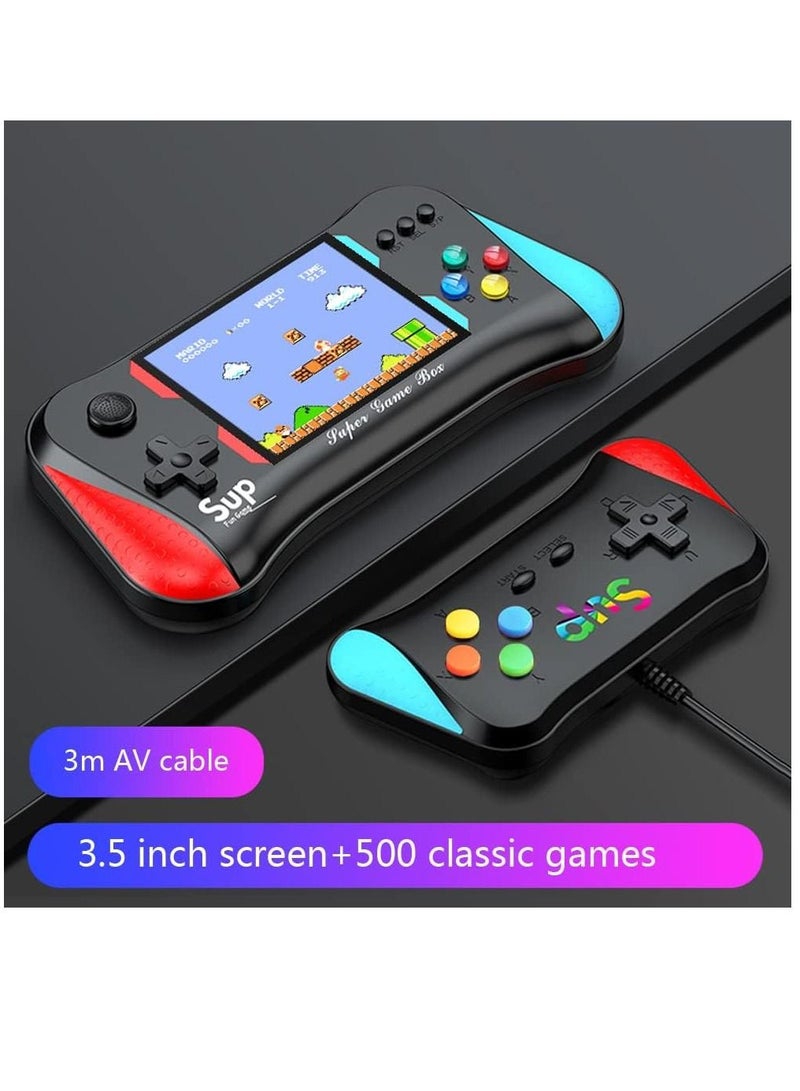 Handheld Game Console 3.5 Inch Video Game Players Retro SUP Game Machine Portable Mini Gamepad With 500 Classical Games