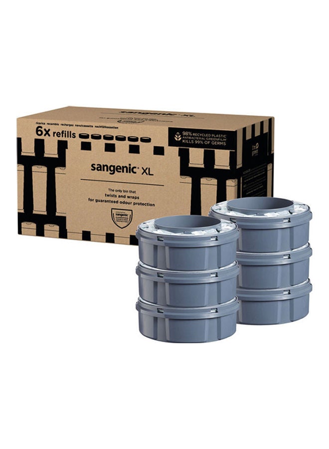 Sangenic Xl Cassette 6Pk Refill Uk