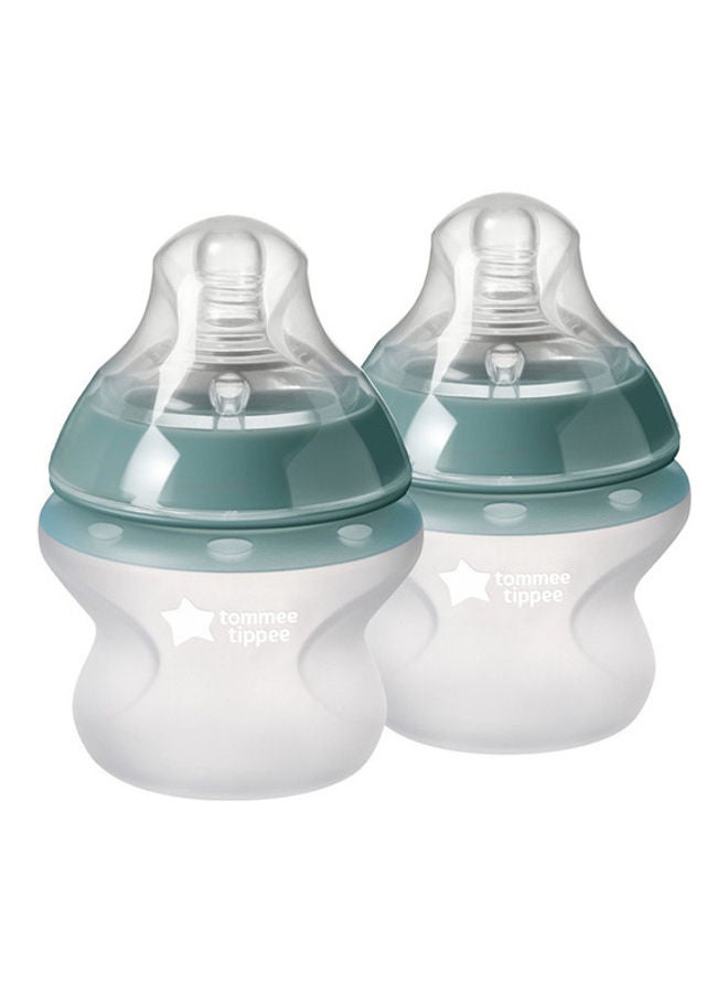 Pack Of 2 Closer To Nature Silicone Baby Bottle - 5Oz, 150 Ml