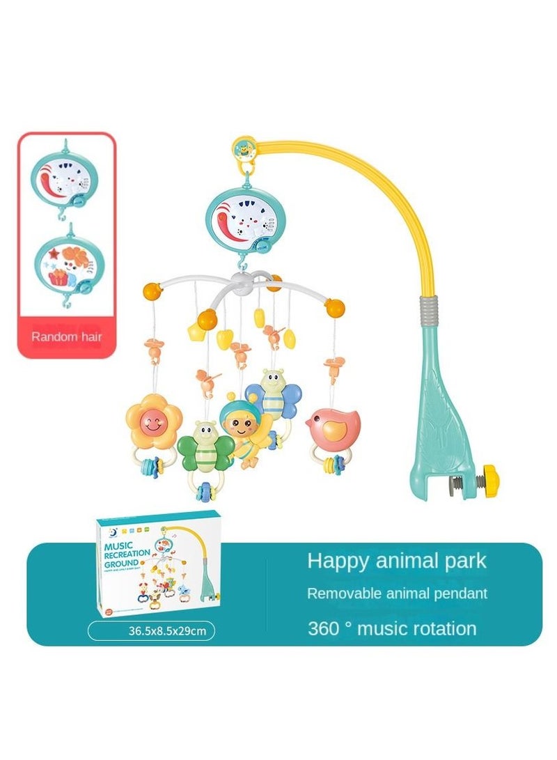 Baby Musical Crib Mobile With Multifunctional Music Rotating Bedside Bell Newborn Baby Comfort Toy