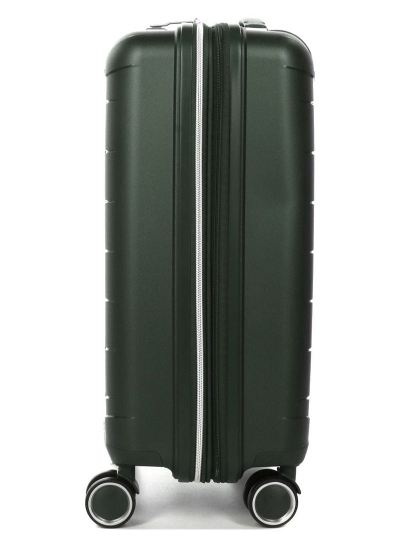 Furano 2 PP Hard Expandable Suitcase Luggage Trolley 55 cm Cabin Khaki