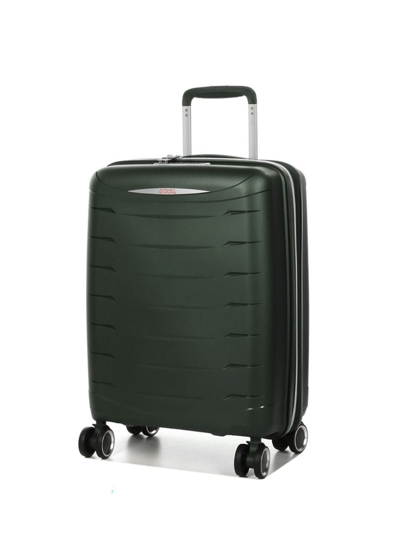 Furano 2 PP Hard Expandable Suitcase Luggage Trolley 55 cm Cabin Khaki