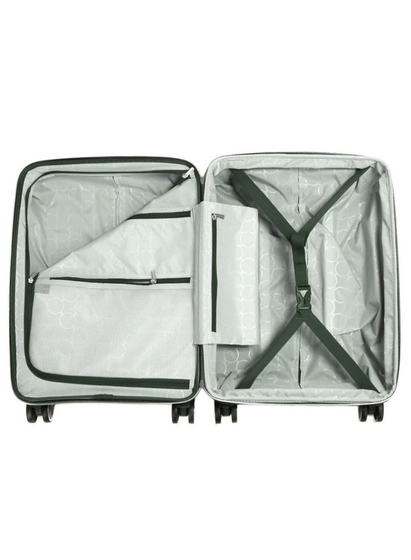 Furano 2 PP Hard Expandable Suitcase Luggage Trolley 55 cm Cabin Khaki
