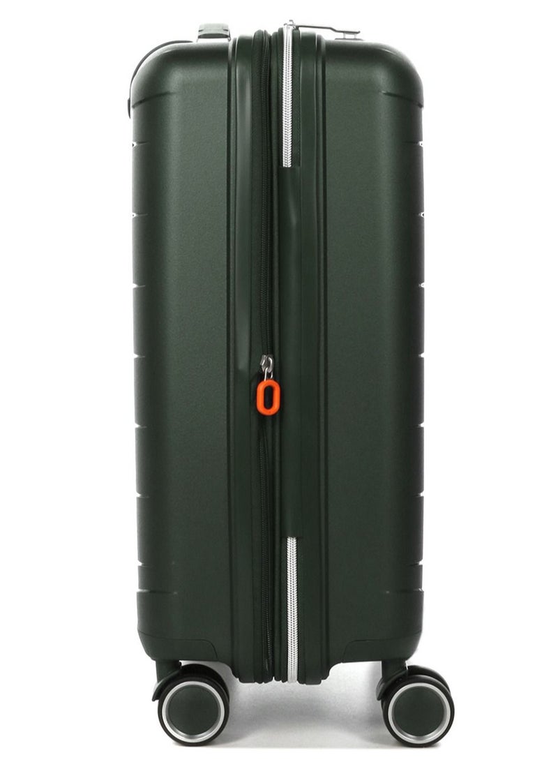 Furano 2 PP Hard Expandable Suitcase Luggage Trolley 55 cm Cabin Khaki