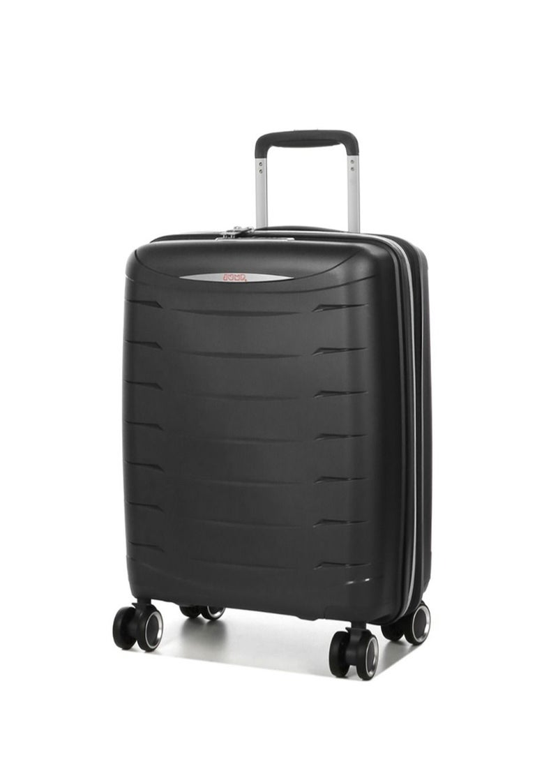 Furano 2 PP Hard Expandable Suitcase Luggage Trolley 55 cm Cabin Charcoal