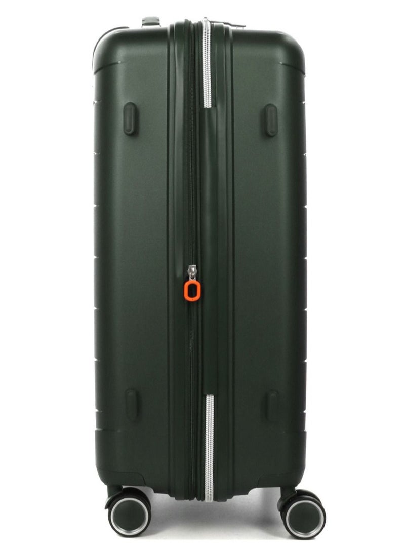 Furano 2 PP Hard Expandable Suitcase Luggage Trolley 66 cm Medium Khaki