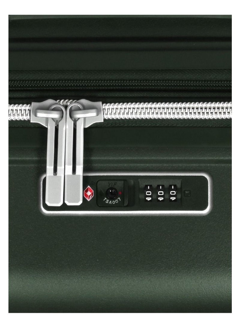 Furano 2 PP Hard Expandable Suitcase Luggage Trolley 66 cm Medium Khaki