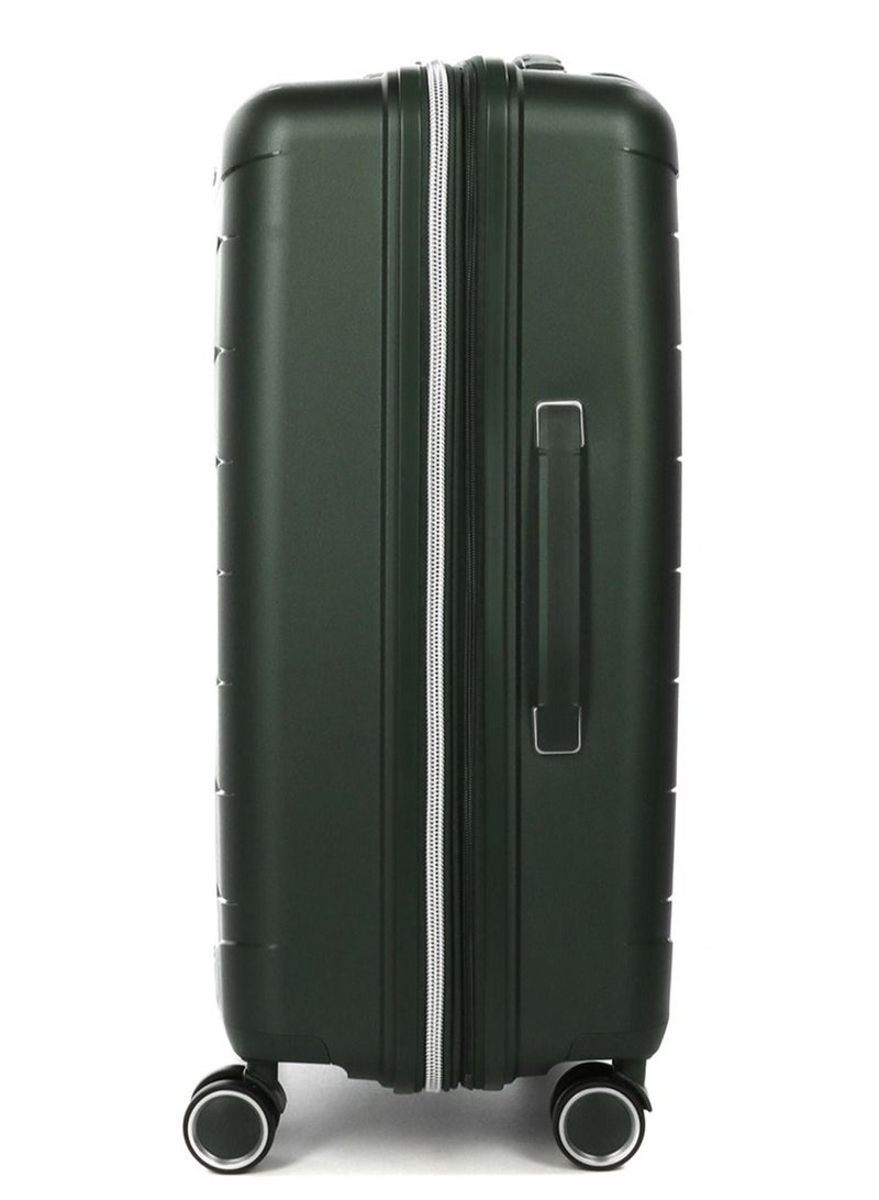 Furano 2 PP Hard Expandable Suitcase Luggage Trolley 66 cm Medium Khaki