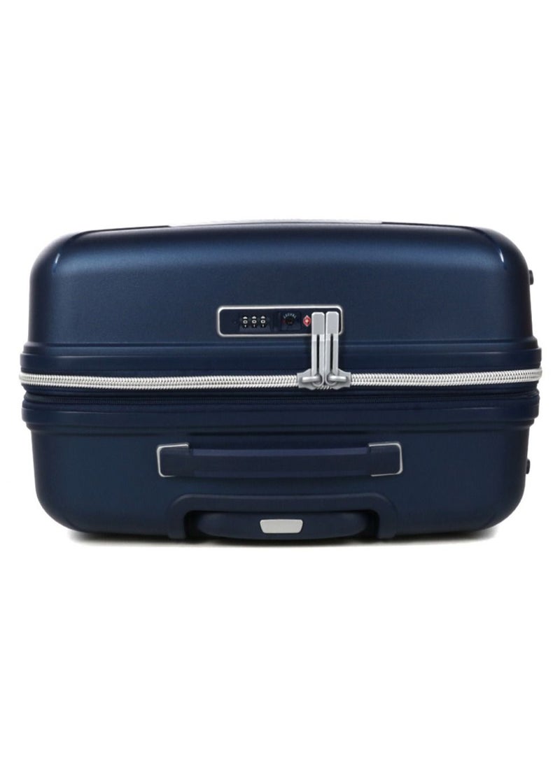 Furano 2 PP Hard Expandable Suitcase Luggage Trolley 66 cm Medium Navy Blue