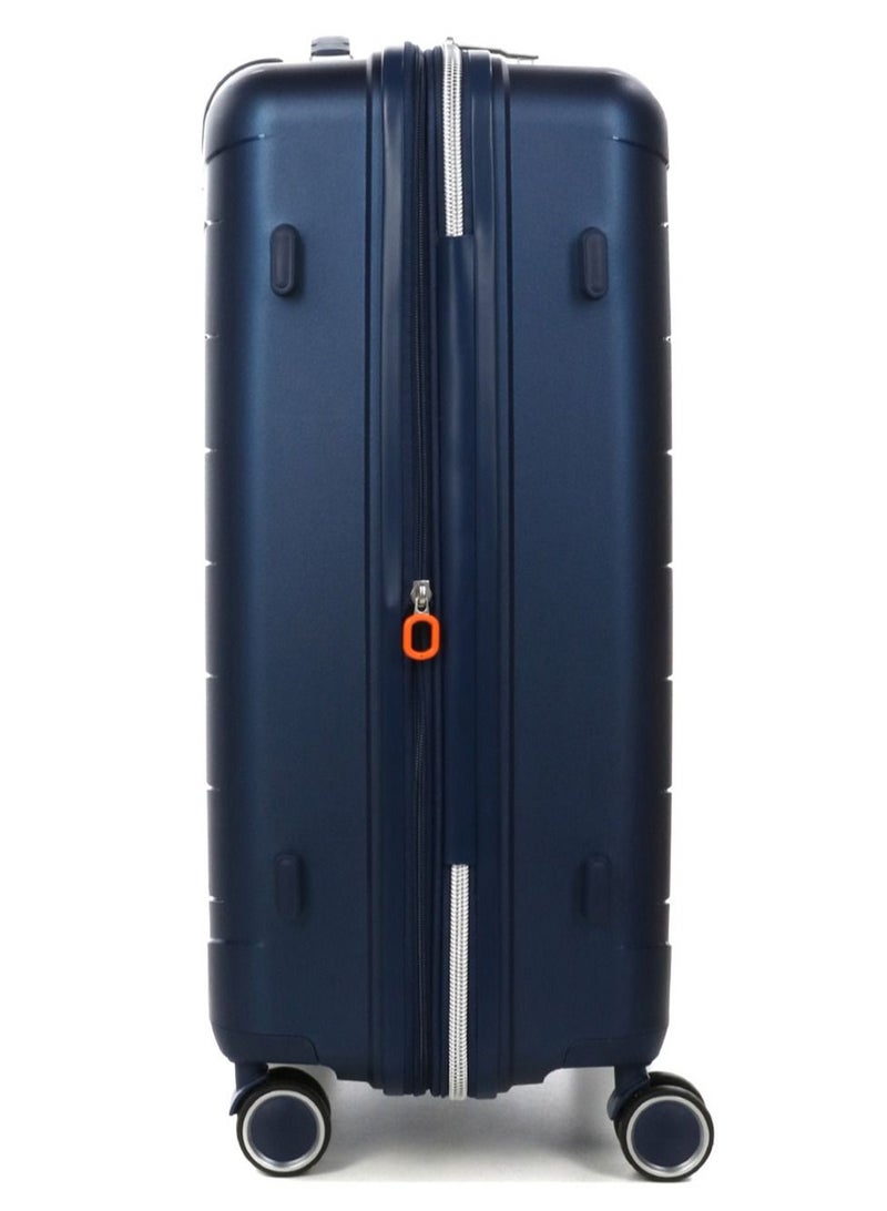 Furano 2 PP Hard Expandable Suitcase Luggage Trolley 66 cm Medium Navy Blue