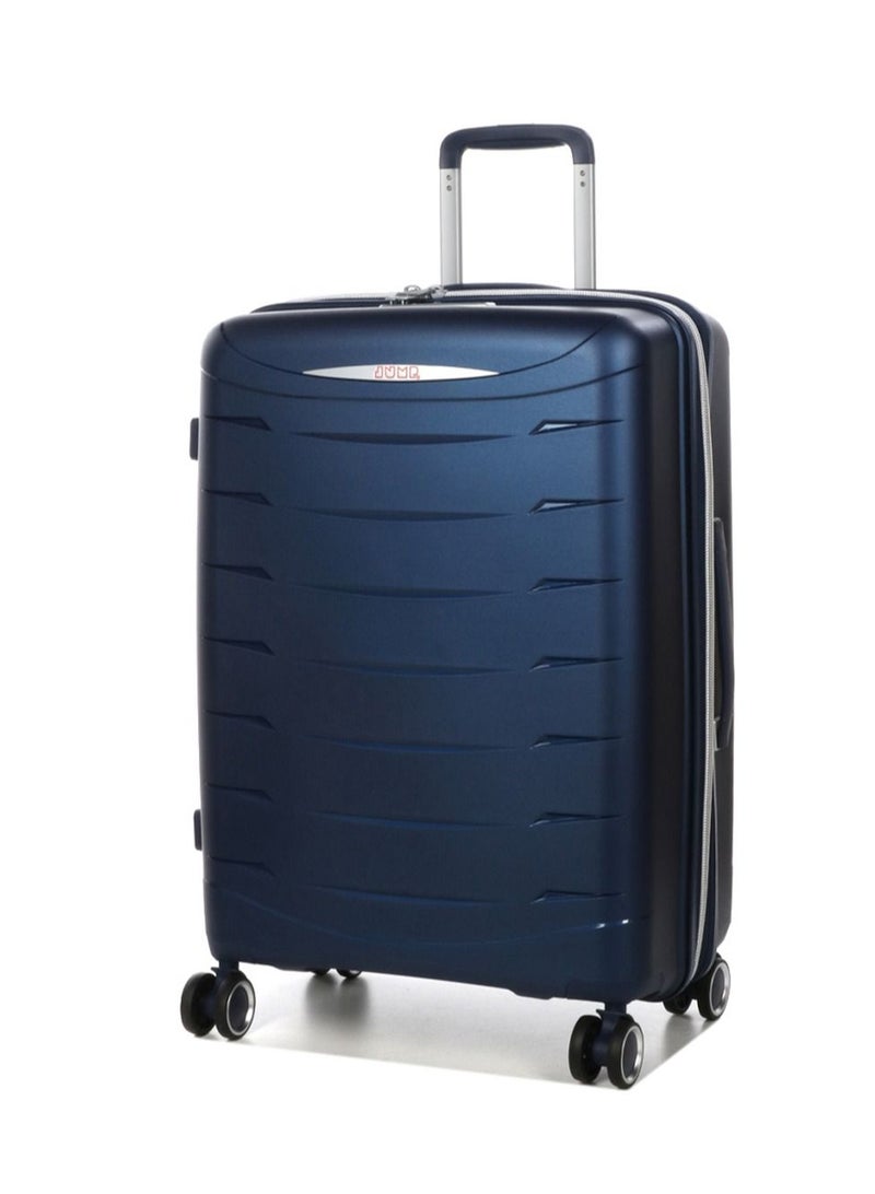 Furano 2 PP Hard Expandable Suitcase Luggage Trolley 66 cm Medium Navy Blue