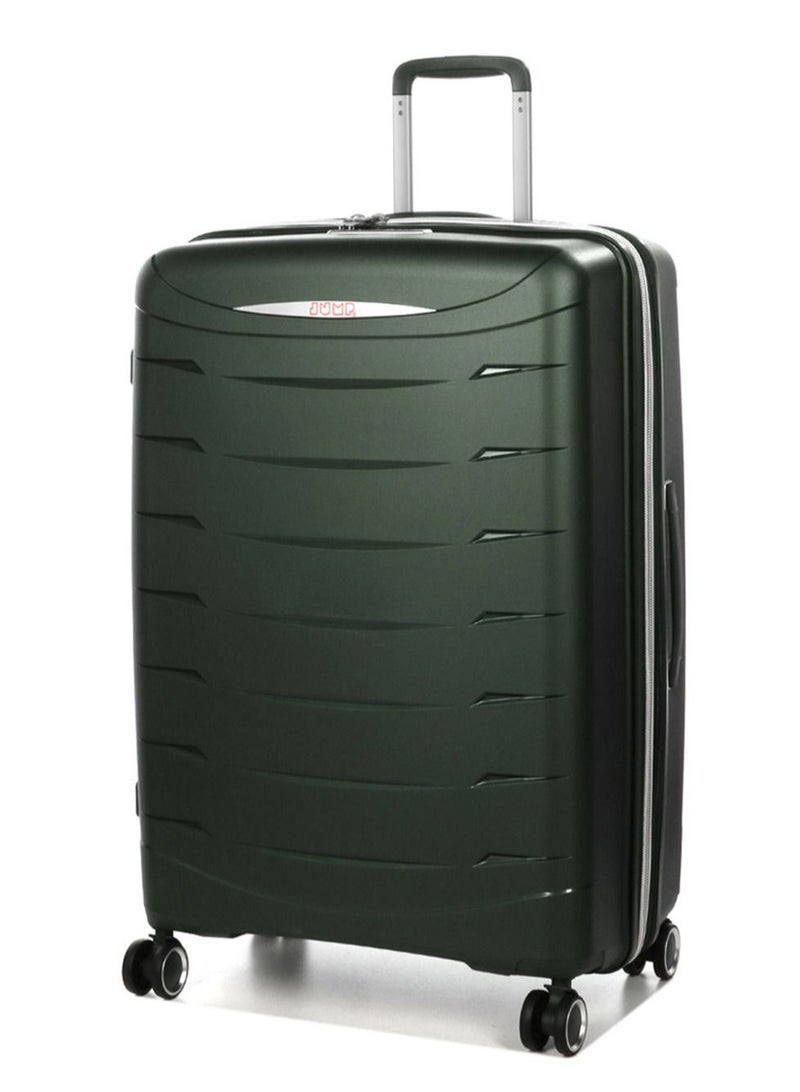Furano 2 PP Hard Expandable Suitcase Luggage Trolley 76 cm Large Khaki