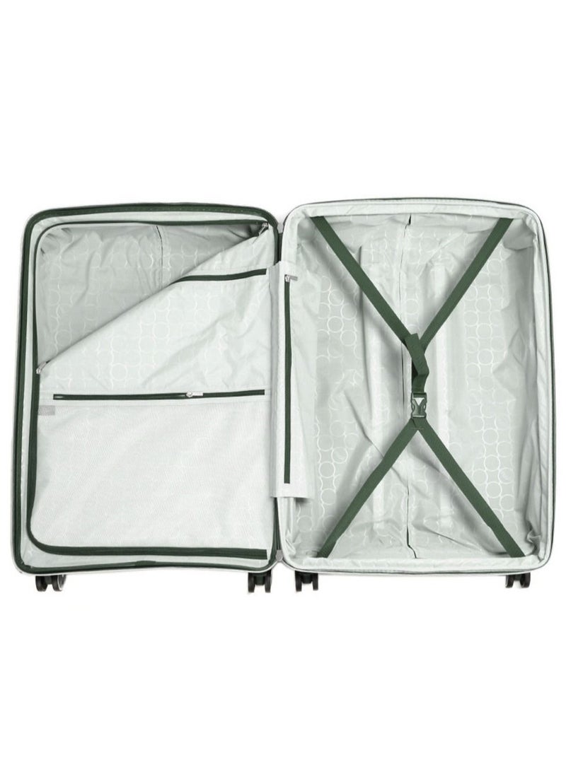Furano 2 PP Hard Expandable Suitcase Luggage Trolley 76 cm Large Khaki