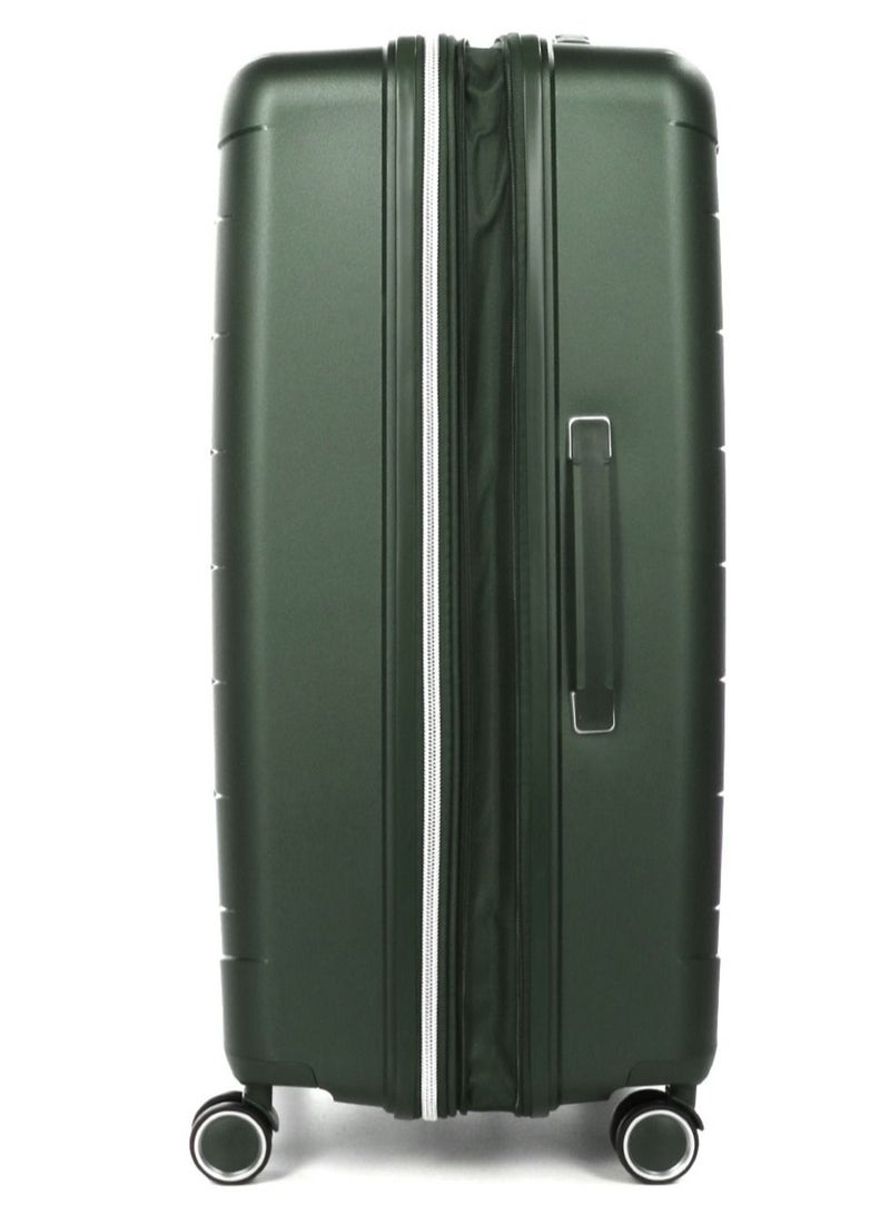 Furano 2 PP Hard Expandable Suitcase Luggage Trolley 76 cm Large Khaki