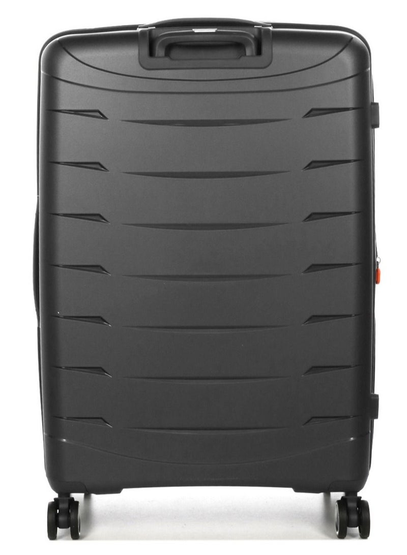 Furano 2 PP Hard Expandable Suitcase Luggage Trolley 76 cm Large Charcoal