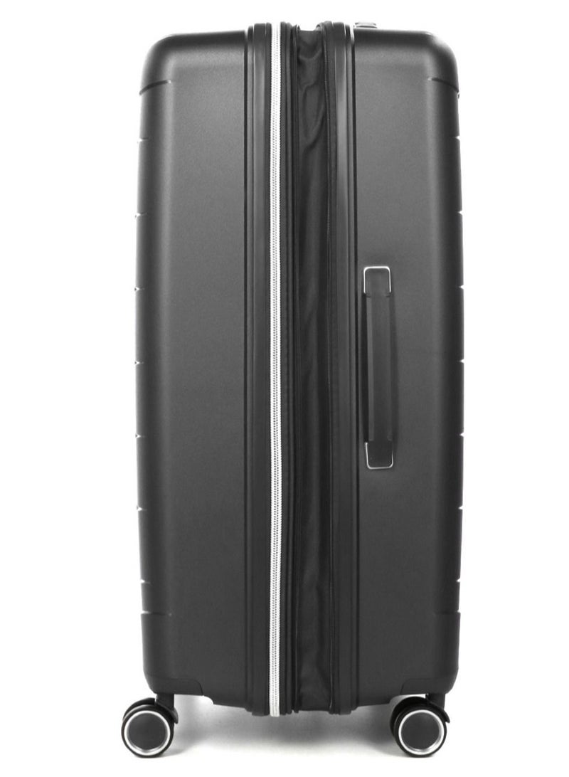 Furano 2 PP Hard Expandable Suitcase Luggage Trolley 76 cm Large Charcoal