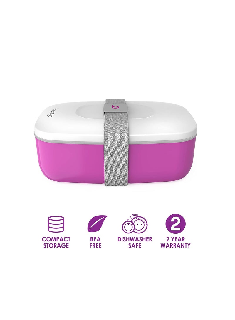 Bentgo All-in-One Stackable Lunch Box, Purple