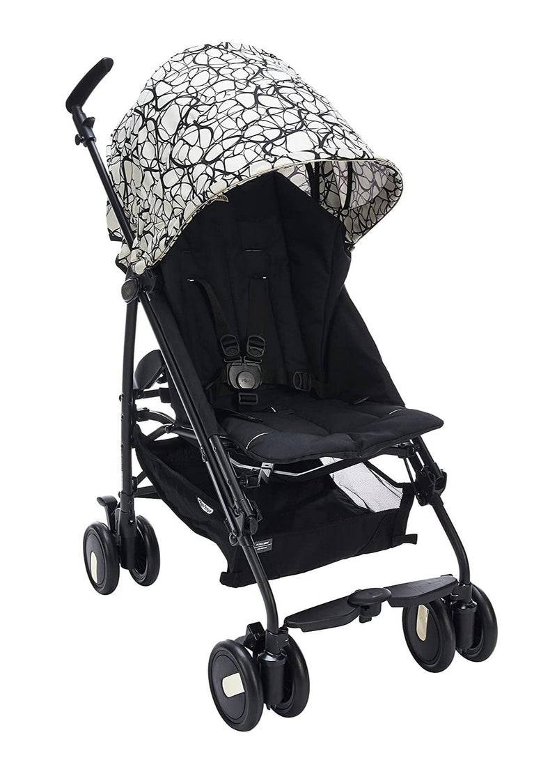 Pliko Mini Graphic Lighweight Stroller Gold, Black/Gold/White, Ppg - 3031