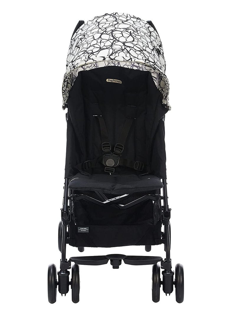 Pliko Mini Graphic Lighweight Stroller Gold, Black/Gold/White, Ppg - 3031