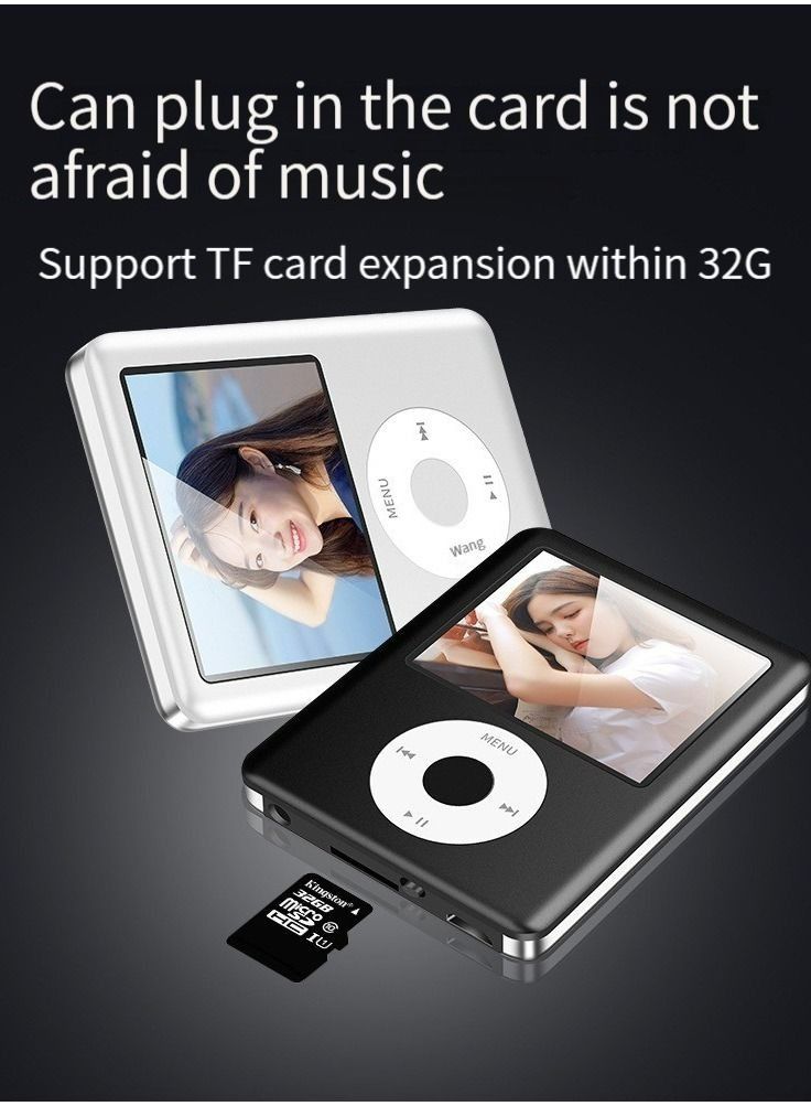 MIAOYAN  new MP3MP4 e-book player multi-tasking radio super long playback card external release (white)