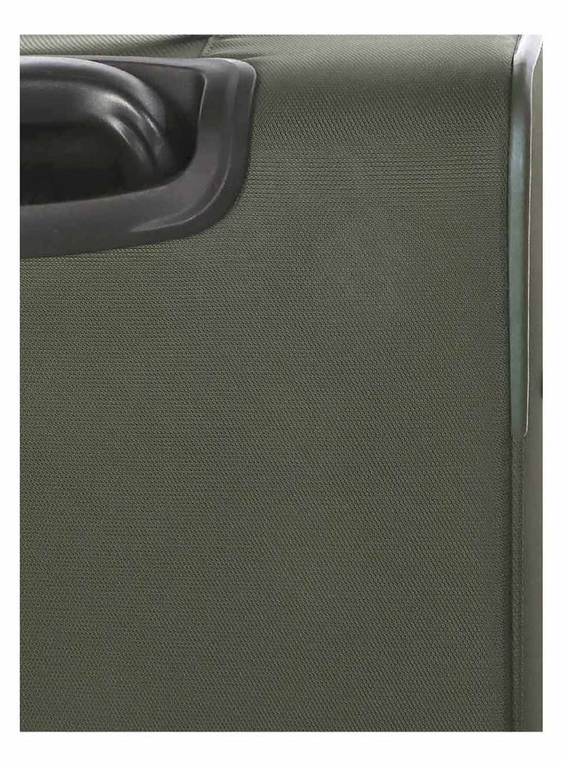 Moorea 2 Soft Expandable Suitcase Luggage Trolley 66 cm Medium Khaki
