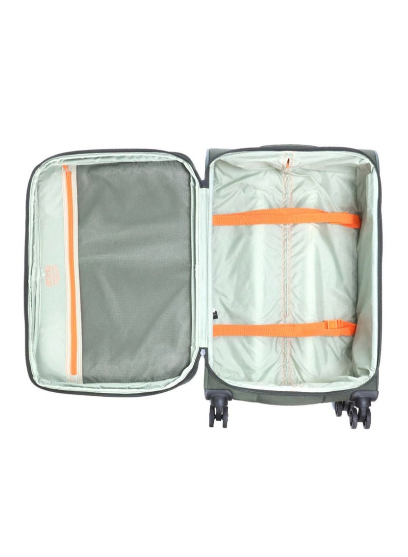 Moorea 2 Soft Expandable Suitcase Luggage Trolley 66 cm Medium Khaki
