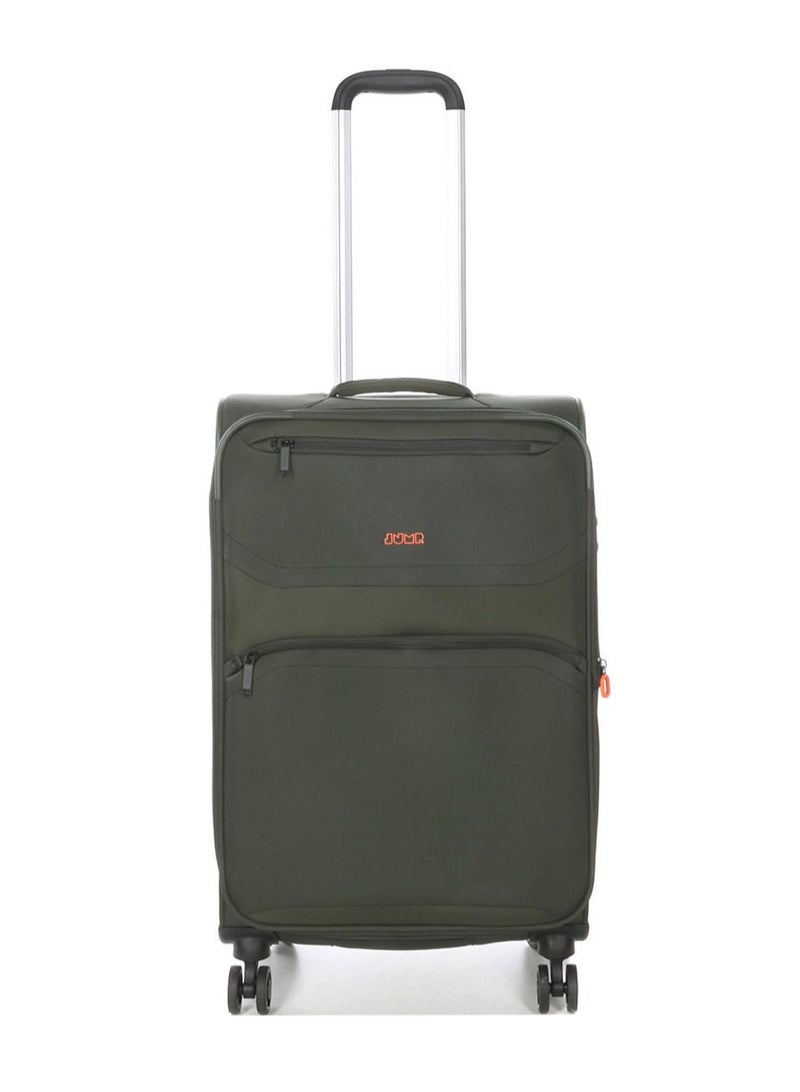 Moorea 2 Soft Expandable Suitcase Luggage Trolley 66 cm Medium Khaki