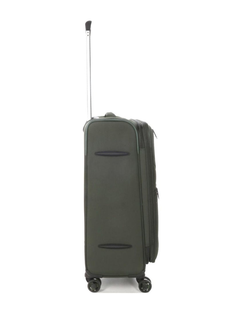 Moorea 2 Soft Expandable Suitcase Luggage Trolley 66 cm Medium Khaki