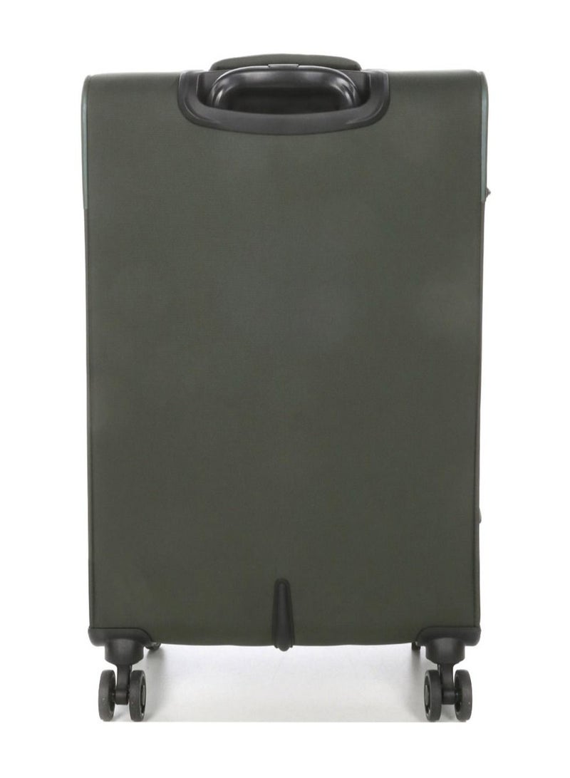 Moorea 2 Soft Expandable Suitcase Luggage Trolley 66 cm Medium Khaki