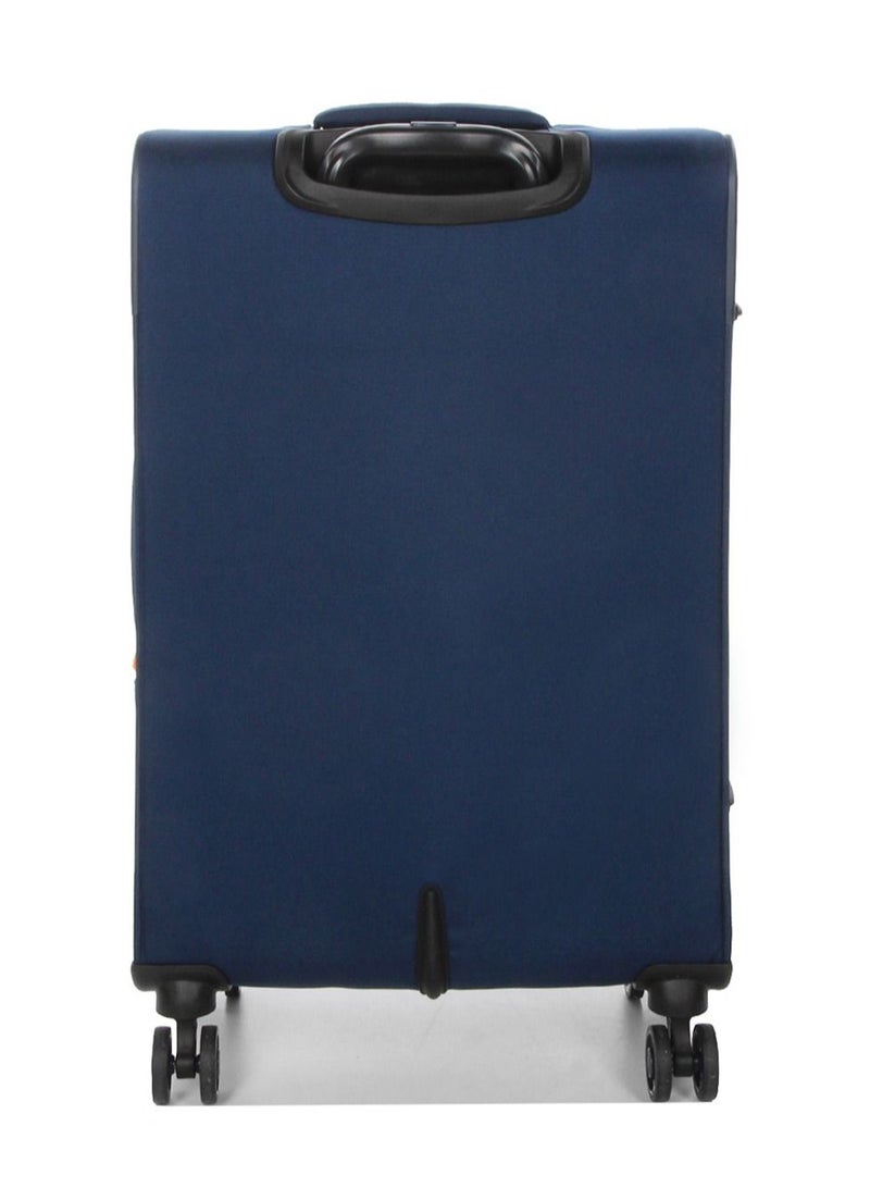 Moorea 2 Soft Expandable Suitcase Luggage Trolley 66 cm Medium Navy Blue