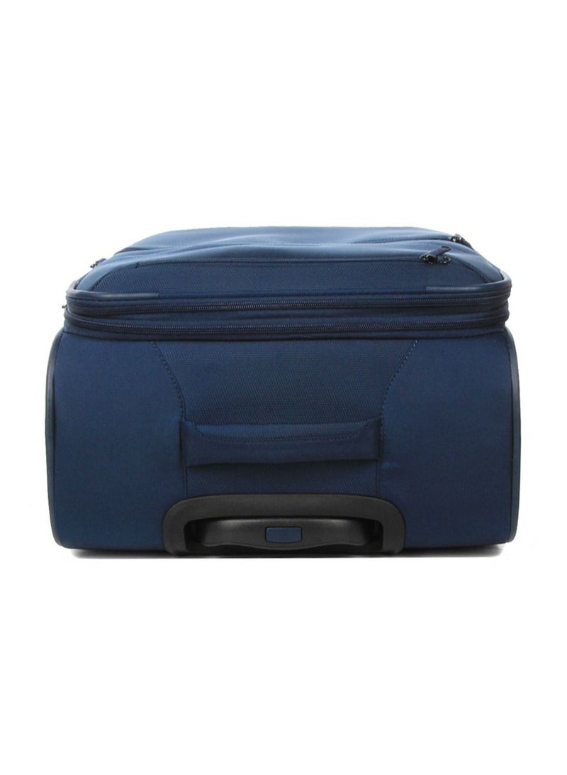 Moorea 2 Soft Expandable Suitcase Luggage Trolley 66 cm Medium Navy Blue