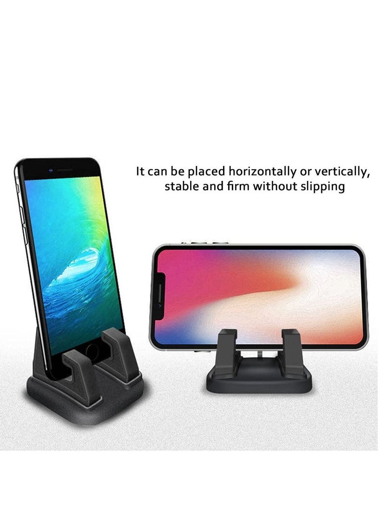 2PCS Dashboard Phone Holder for Car-Vertical Horizontal 360°Rotate, Car Phone Mount, Office and Home Phone Holder, Compatible with 3.5-7 inch Smartphones, Such as iPhone 12 11 XS 8 7 Pro Max Samsung