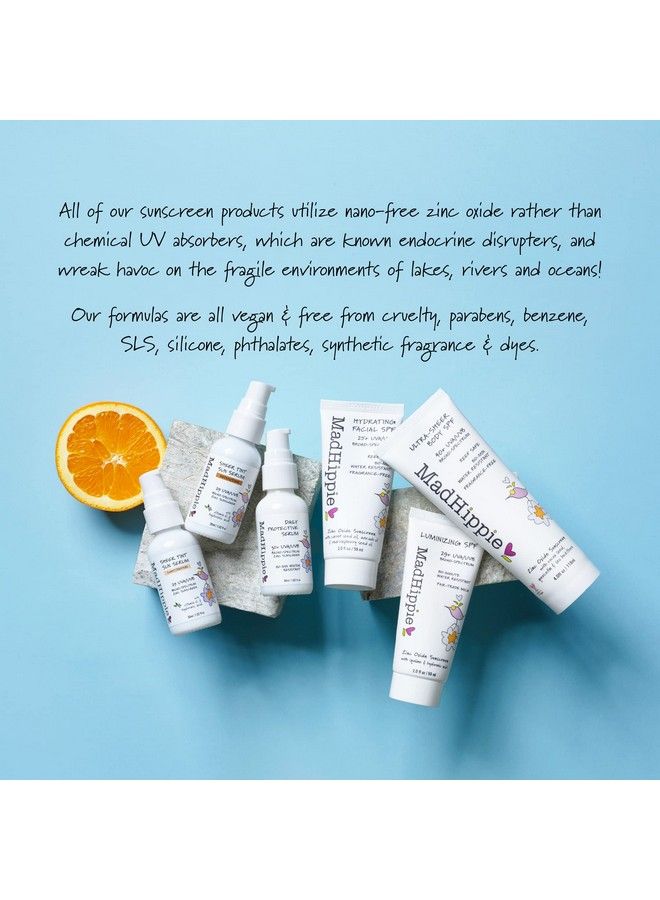 Luminizing Facial Spf Daily Protective Serum 29 Spf Moisturizer & Mineral Sunscreen Face Lotion Zinc Oxide Mineral Face Sunscreen Sun Skin Care Reef Safe 2 Oz.