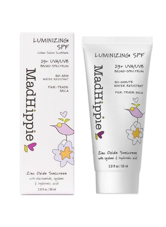 Luminizing Facial Spf Daily Protective Serum 29 Spf Moisturizer & Mineral Sunscreen Face Lotion Zinc Oxide Mineral Face Sunscreen Sun Skin Care Reef Safe 2 Oz.