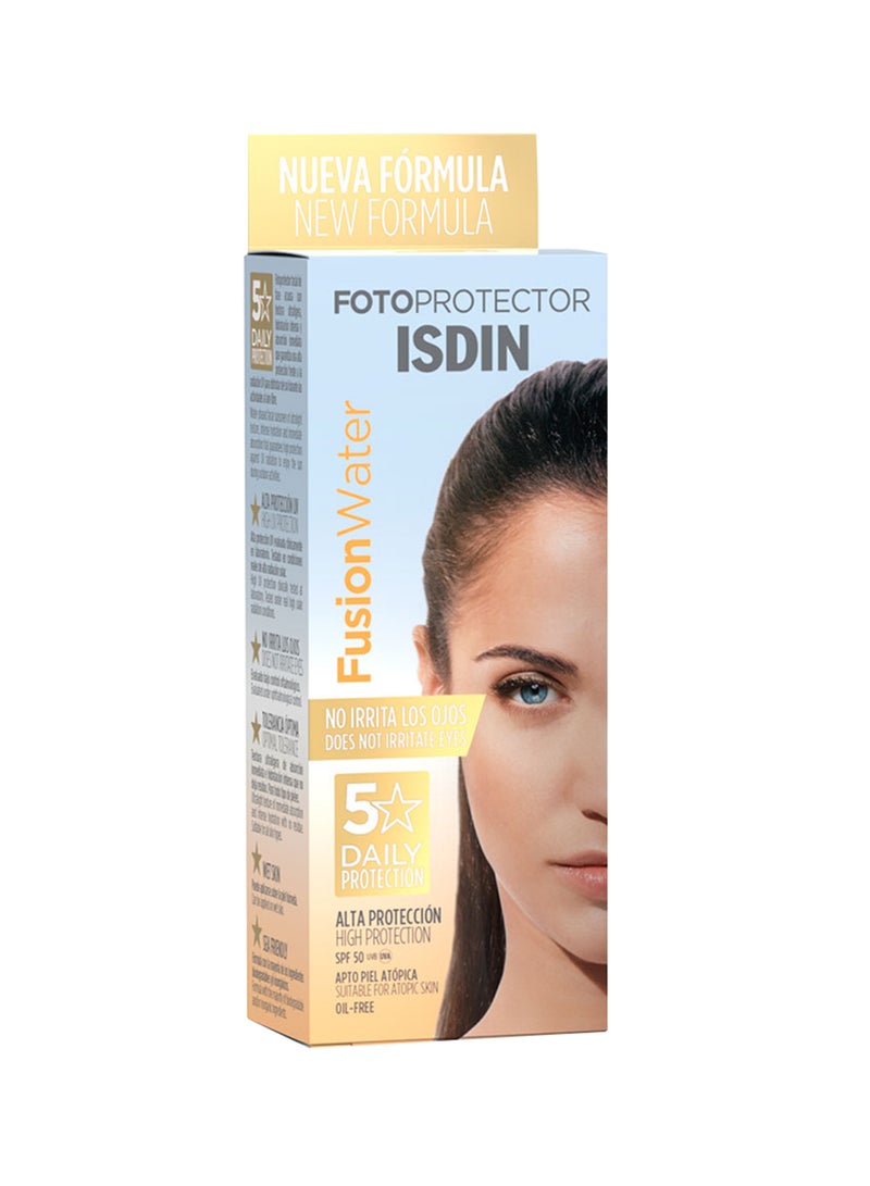 Isdin Fotoprotector Fusion Water Spf 50+ 50 Ml 50ml