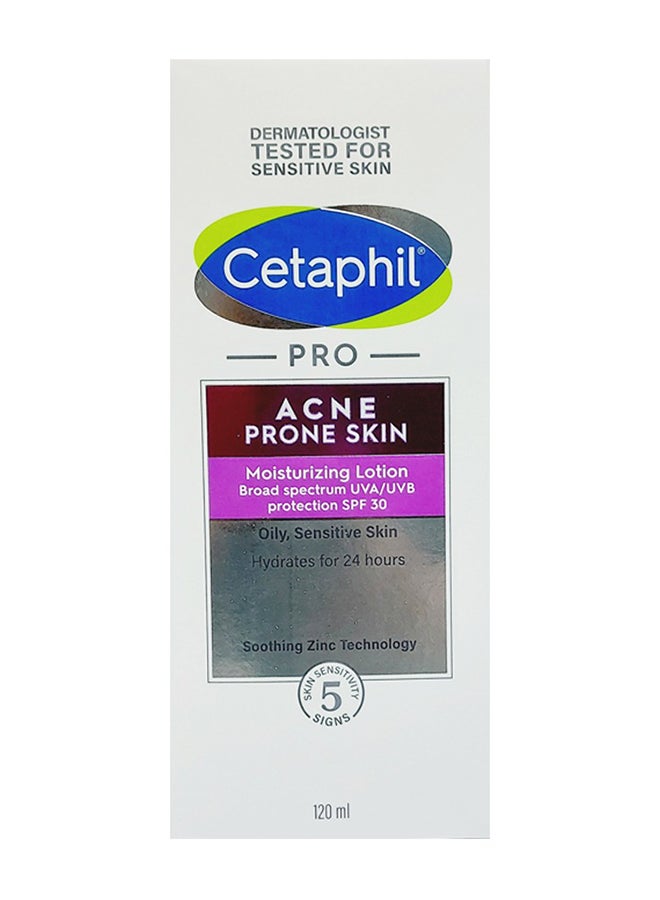 Pro Acne Prone Skin Spf30 Moisturizing Lotion White 120ml