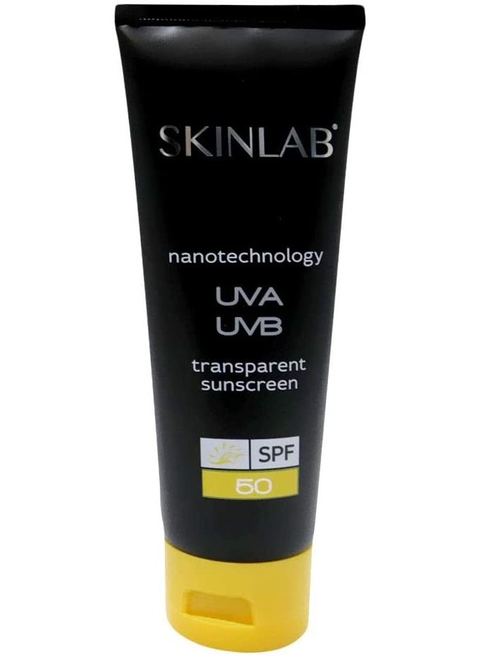 UVA/UVB SPF50 Transparent Sunscreen