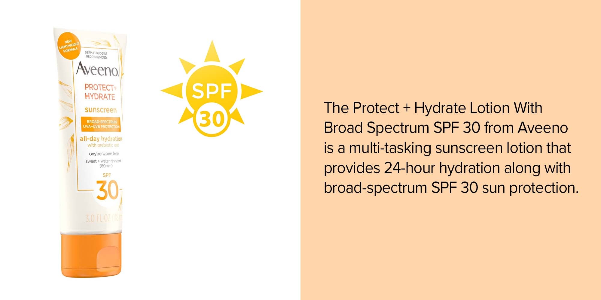 Hydrate Moisturizing Body Sunscreen Lotion Orange 88ml