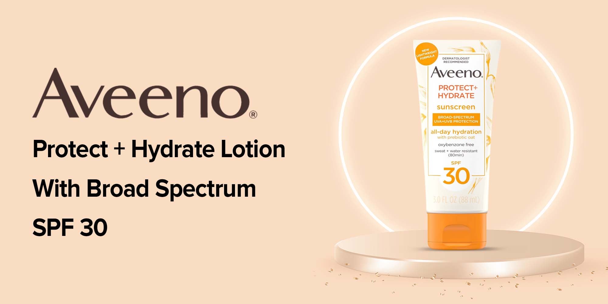 Hydrate Moisturizing Body Sunscreen Lotion Orange 88ml