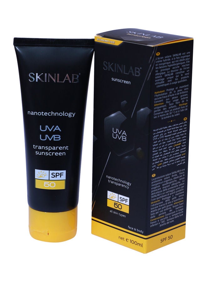 SPF 50 Sunscreen UVA UVB Max Protection Moisturizer 100ml