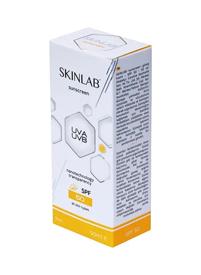 SPF 50 Sunscreen UVA UVB Max Protection 50ml